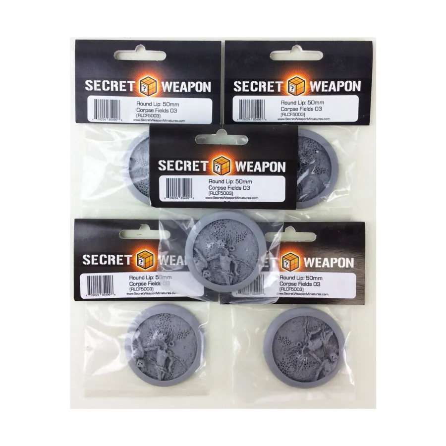 Круглая основа для губ №3, 50 мм — Corpse Fields (5 шт.), Miniature Bases - Corpse Fields
Круглая основа для губ №3, 50 мм — Corpse Fields (5 шт.), Miniature Bases - Corpse Fields