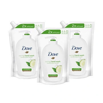 Сменный блок жидкого мыла Dove, Огурец и Зеленый чай, 3х500 мл
Сменный блок жидкого мыла Dove, Огурец и Зеленый чай, 3х500 мл