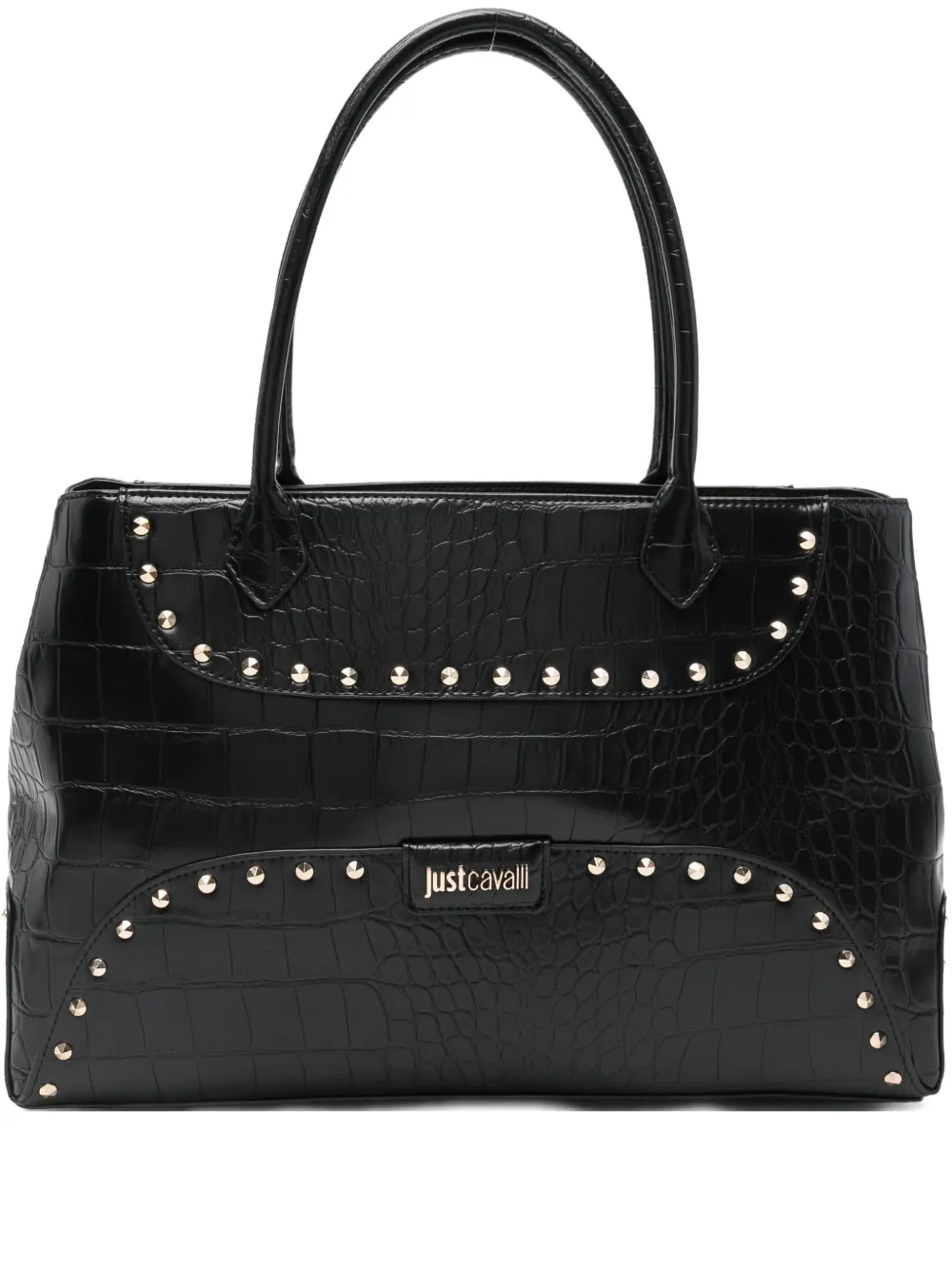 Сумка-тоут с заклепками Just Cavalli, черный
Сумка-тоут с заклепками Just Cavalli, черный