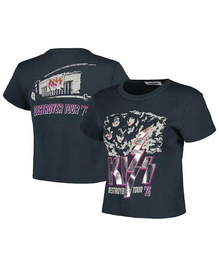 Женская футболка с графическим принтом KISS Destroyer Tour '76 цвета уголь Daydreamer
Женская футболка с графическим принтом KISS Destroyer Tour '76 цвета уголь Daydreamer