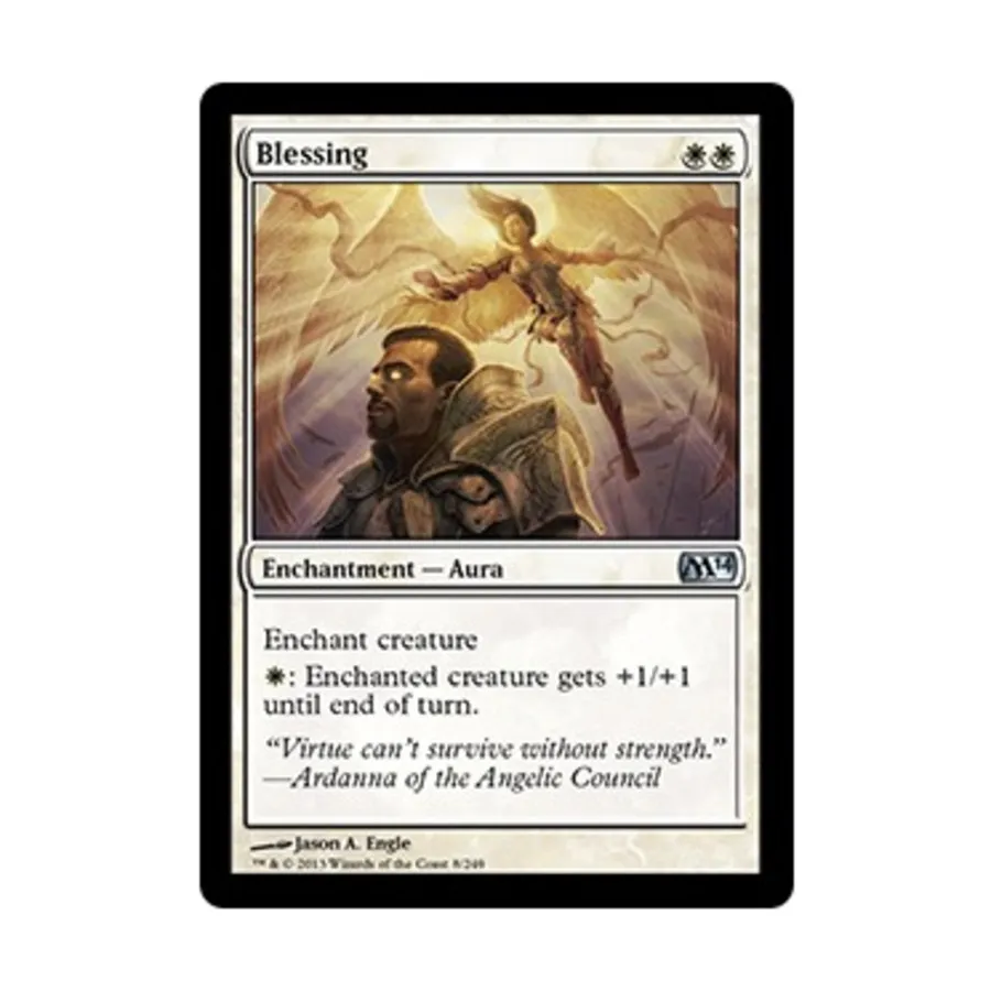 CCG Благословение (U) (Фольга), MTG - Magic 2014 
CCG Благословение (U) (Фольга), MTG - Magic 2014