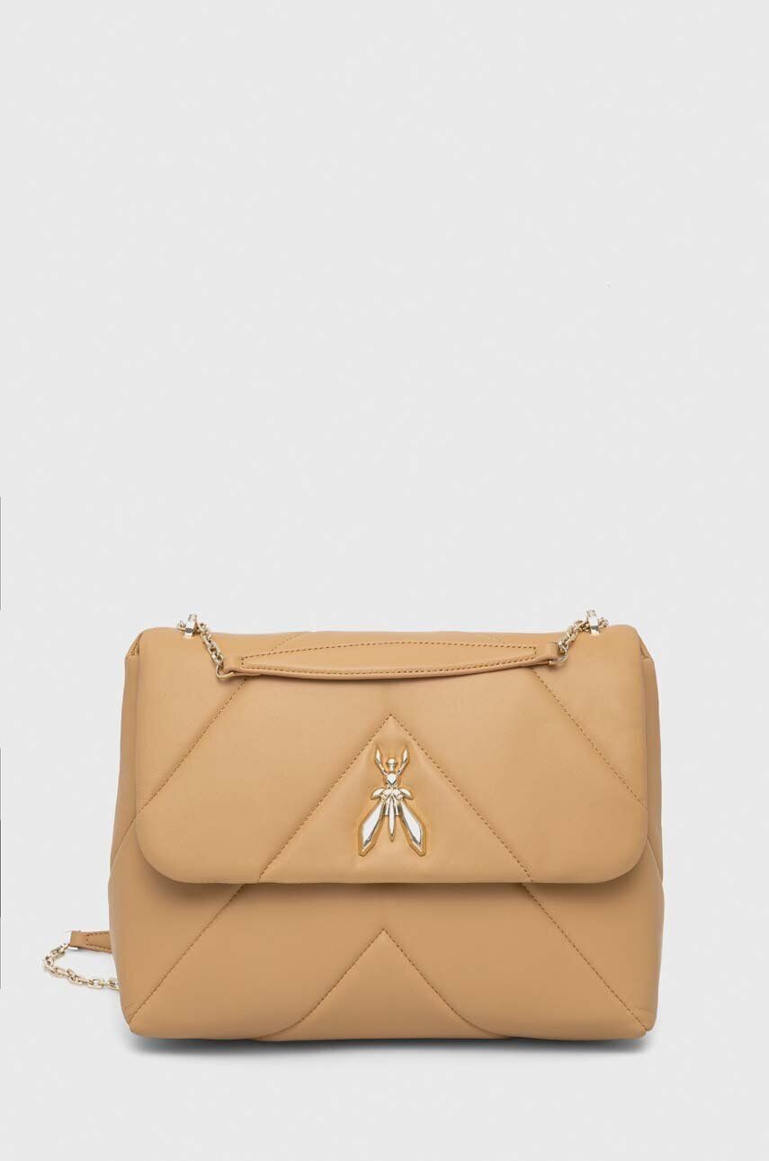 Кожаная сумочка Patrizia Pepe, бежевый
Кожаная сумочка Patrizia Pepe, бежевый