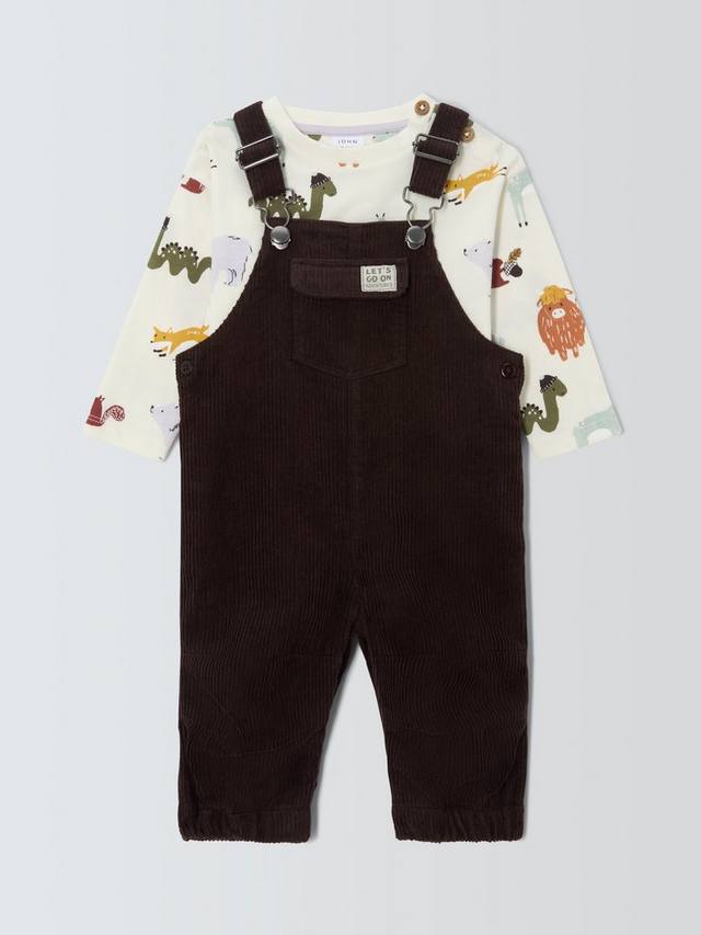 Детский комплект из вельветовых комбинезонов и кофты с длинными рукавами John Lewis, Multi
Детский комплект из вельветовых комбинезонов и кофты с длинными рукавами John Lewis, Multi