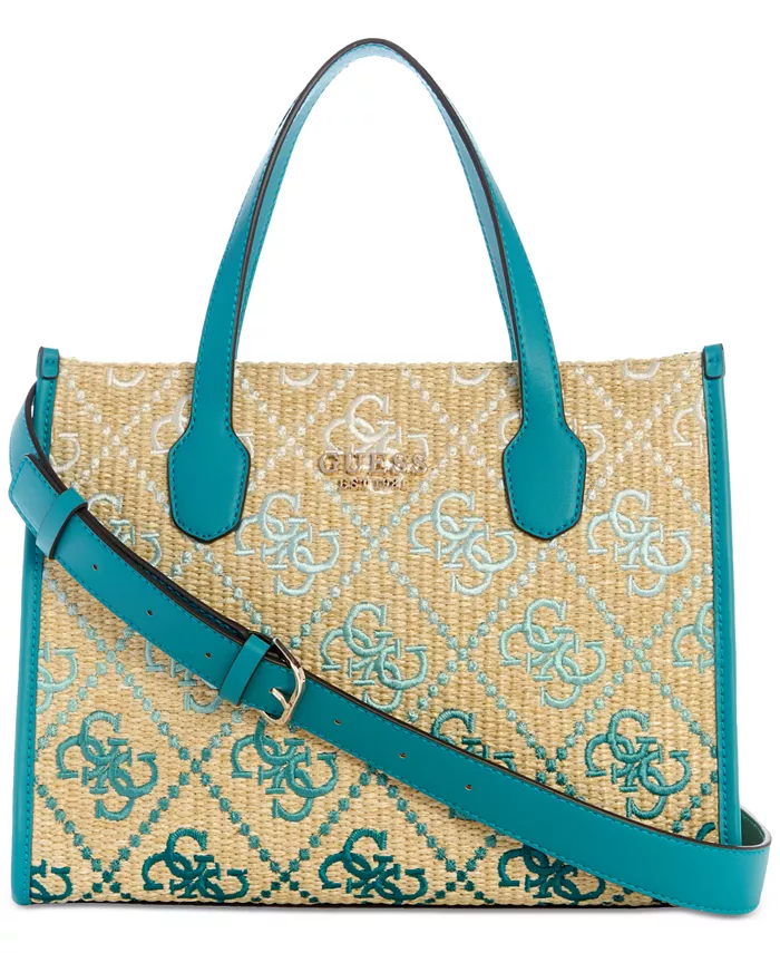 Сумка-тоут Silvana с двумя отделениями GUESS, зеленый
Сумка-тоут Silvana с двумя отделениями GUESS, зеленый