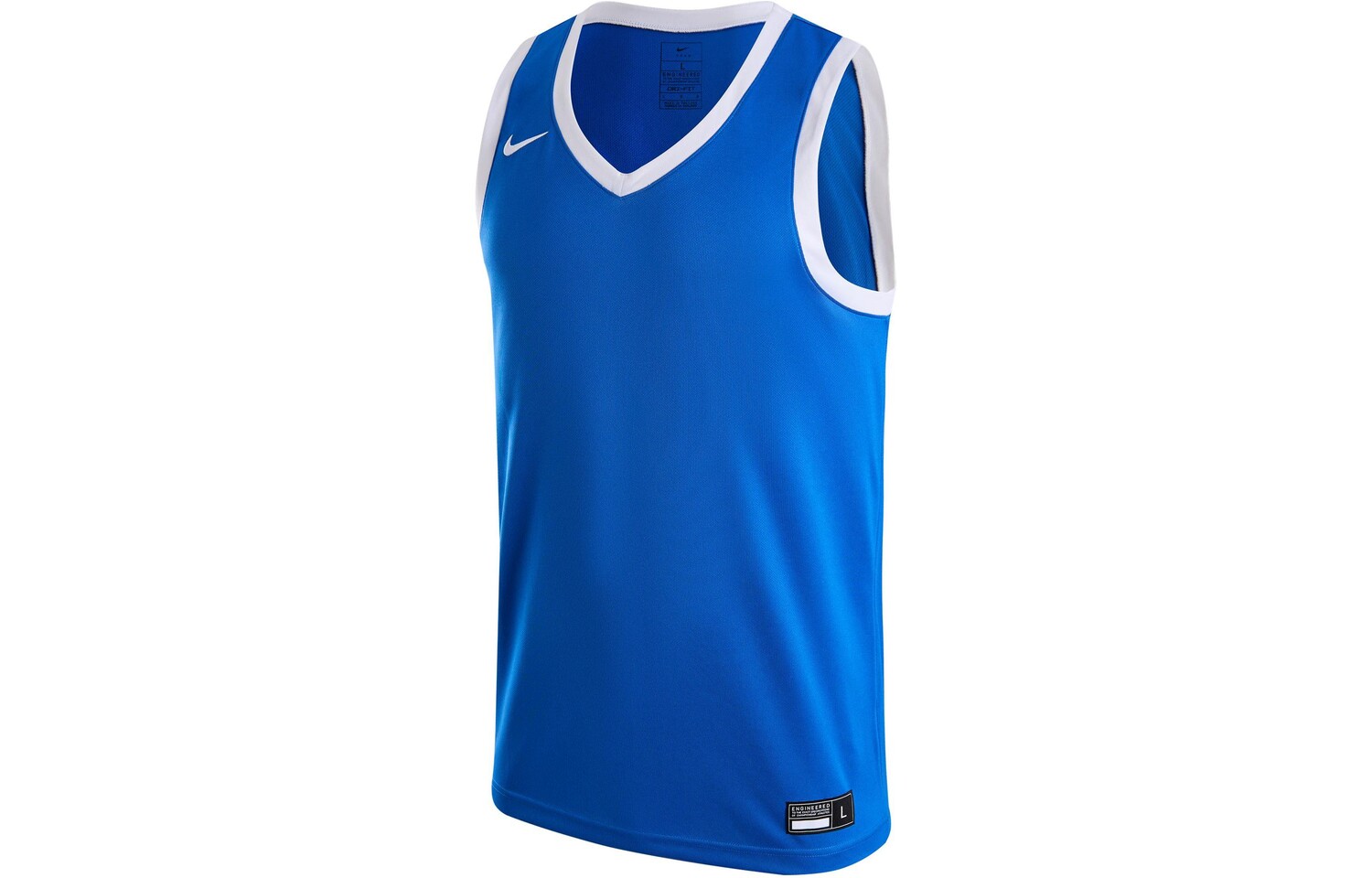 Баскетбольная майка мужская королевская синяя/белая/белая Nike, синий/белый
Баскетбольная майка мужская королевская синяя/белая/белая Nike, синий/белый