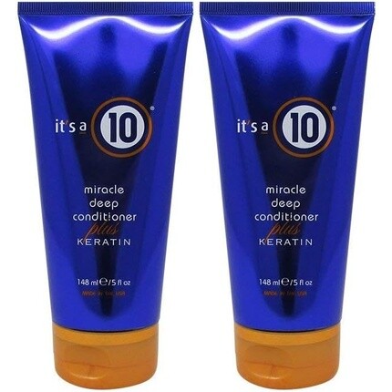 Это 10 Miracle Deep Conditioner плюс кератин, 5 унций It's A 10 Haircare
Это 10 Miracle Deep Conditioner плюс кератин, 5 унций It's A 10 Haircare
