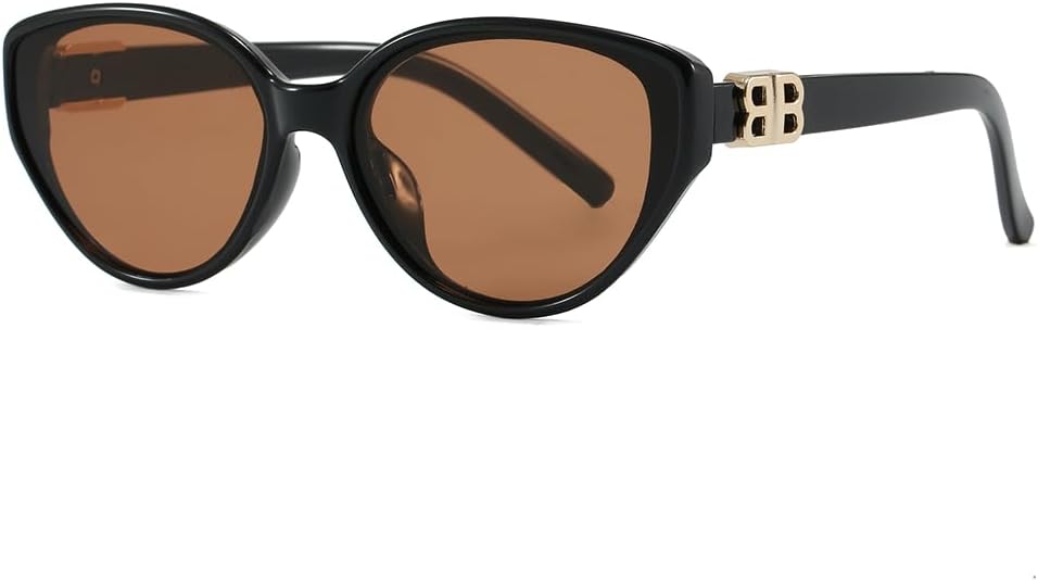 Модные солнцезащитные очки «кошачий глаз» со стильной оправой с двойным логотипом «B», градиентными/тонированными линзами и защитой от УФ-излучения ENSARJOE, Black/Brown
Модные солнцезащитные очки «кошачий глаз» со стильной оправой с двойным логотипом «B», градиентными/тонированными линзами и защитой от УФ-излучения ENSARJOE, Black/Brown