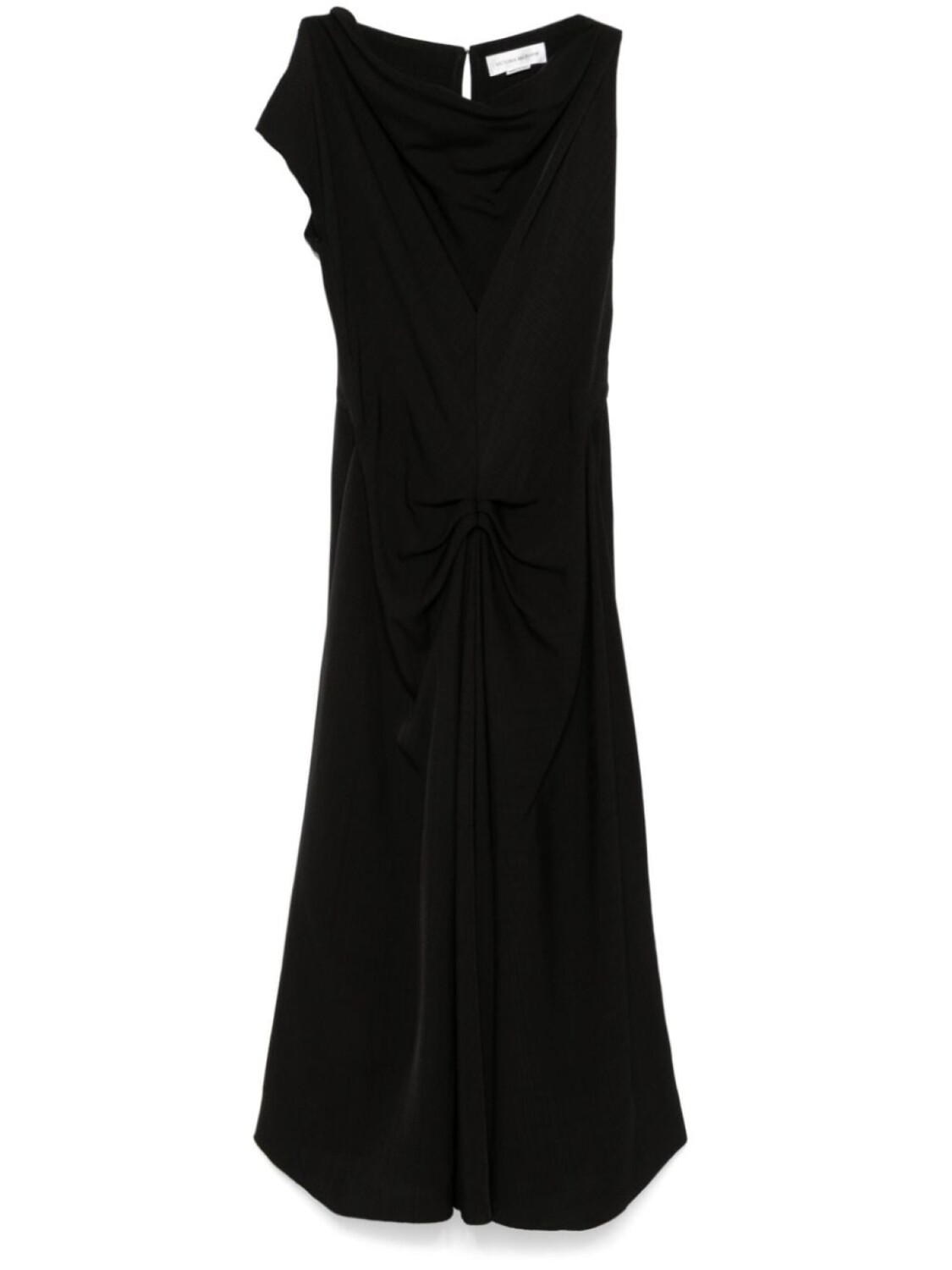 Victoria Beckham драпированное платье миди, черный
Victoria Beckham драпированное платье миди, черный