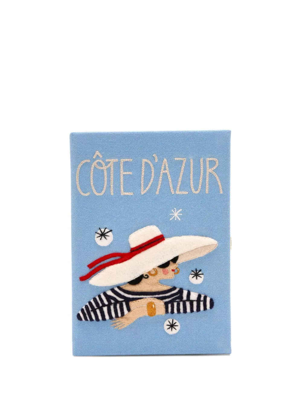 Маленькая вышитая сумочка-клатч Olympia Le-Tan, синий
Маленькая вышитая сумочка-клатч Olympia Le-Tan, синий