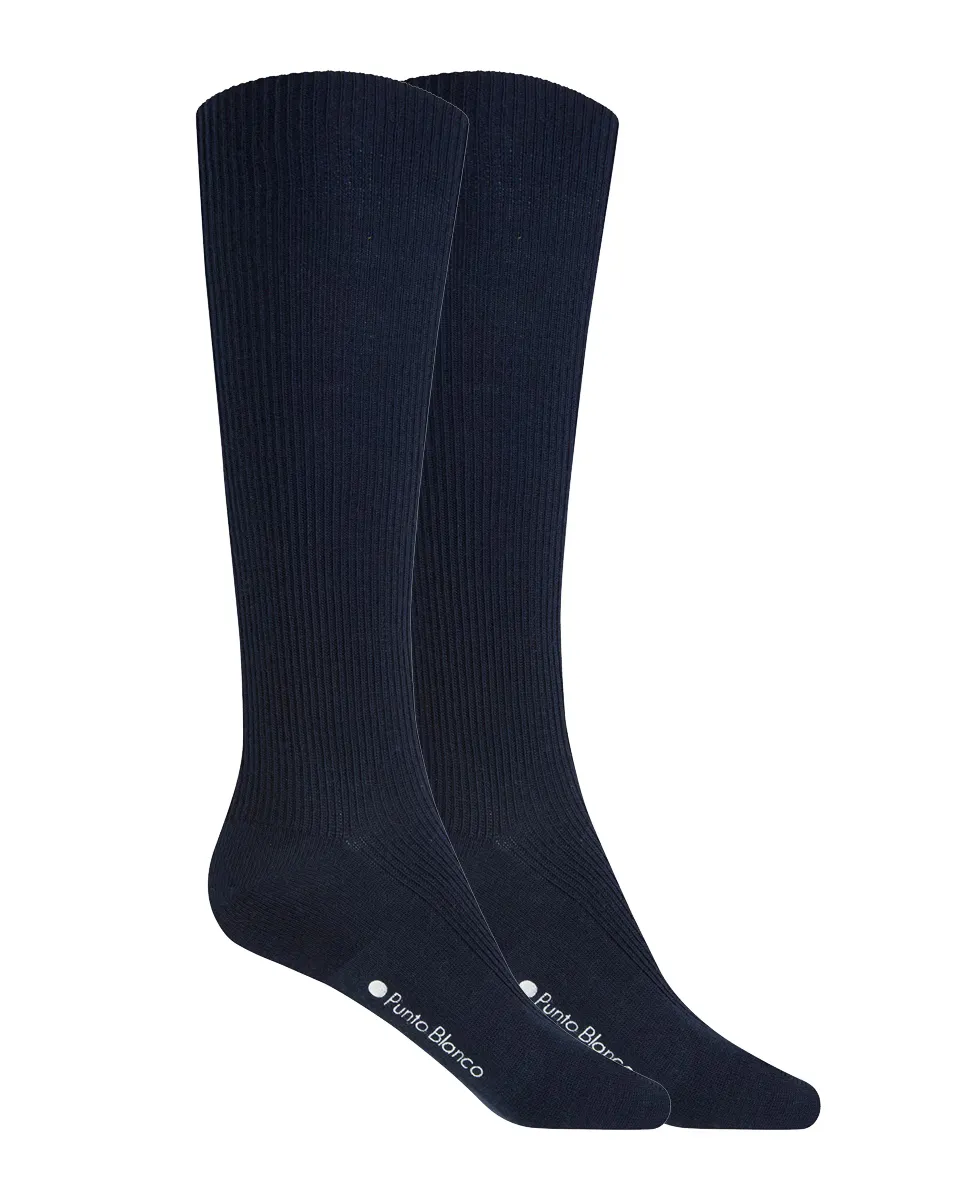 В упаковке 2 пары носков в рубчик Punto Blanco, темно-синий
В упаковке 2 пары носков в рубчик Punto Blanco, темно-синий