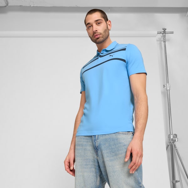 Мужская рубашка-поло Puma Elevated Essentials, синий
Мужская рубашка-поло Puma Elevated Essentials, синий