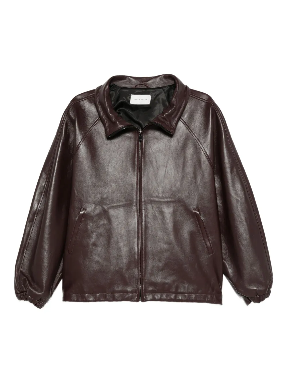 Кожаная куртка на молнии Magda Butrym, красный
Кожаная куртка на молнии Magda Butrym, красный