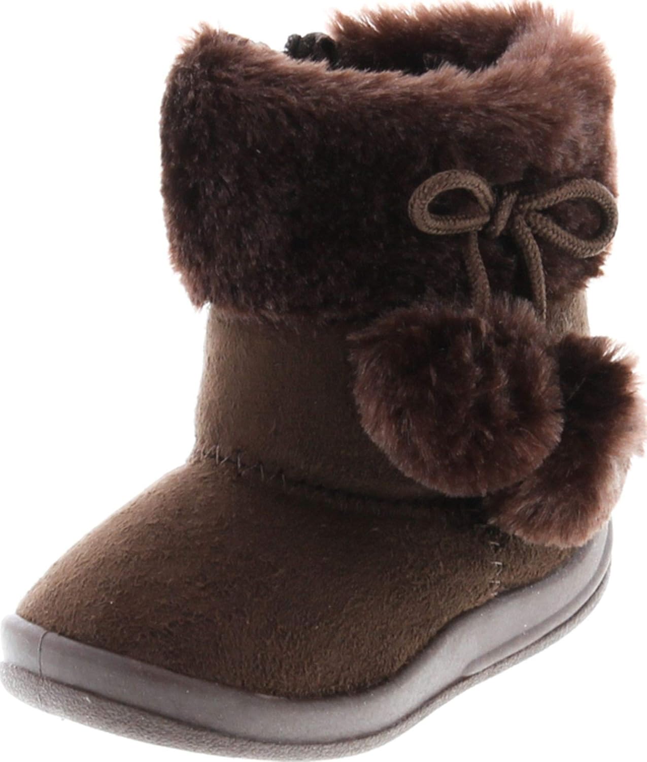 Детские ботинки с помпоном на плоской подошве Kali Footwear, Brown
Детские ботинки с помпоном на плоской подошве Kali Footwear, Brown