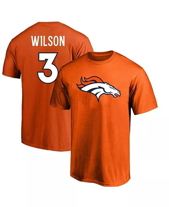 Мужская футболка с именем и номером игрока Russell Wilson Orange Denver Broncos Big and Tall Fanatics
Мужская футболка с именем и номером игрока Russell Wilson Orange Denver Broncos Big and Tall Fanatics