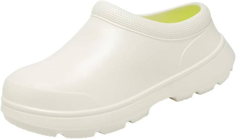 Женская и мужская обувь для поваров - противоскользящие унисекс сабо для работы на кухне и в ресторане - маслостойкая и удобная обувь Hhhchpm, Milky
Женская и мужская обувь для поваров - противоскользящие унисекс сабо для работы на кухне и в ресторане - маслостойкая и удобная обувь Hhhchpm, Milky