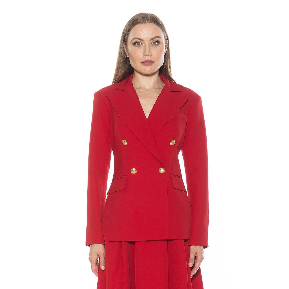 Женский классический двубортный пиджак из твила ALEXIA ADMOR Farrah, красный
Женский классический двубортный пиджак из твила ALEXIA ADMOR Farrah, красный