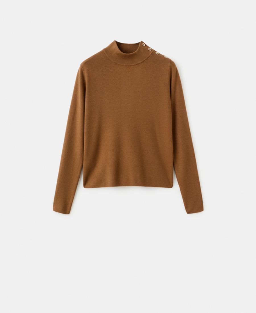 Женский свитер Perkins с воротником на пуговицах MANGO, Medium Brown
Женский свитер Perkins с воротником на пуговицах MANGO, Medium Brown