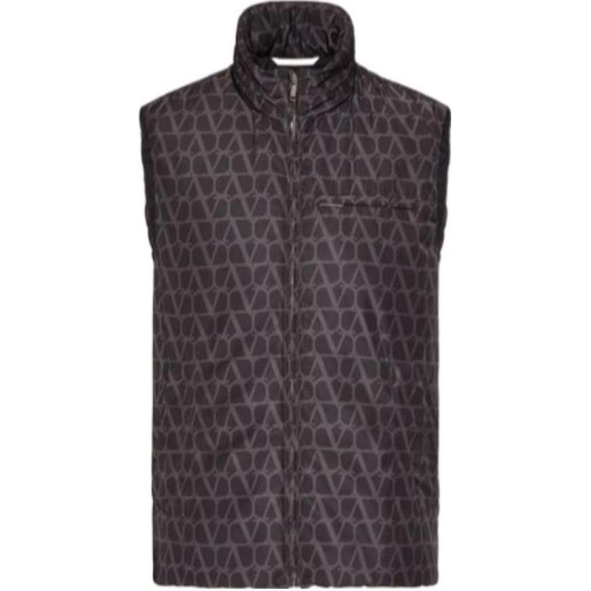 Valentino Высокий воротник жилет на молнии, Black
Valentino Высокий воротник жилет на молнии, Black