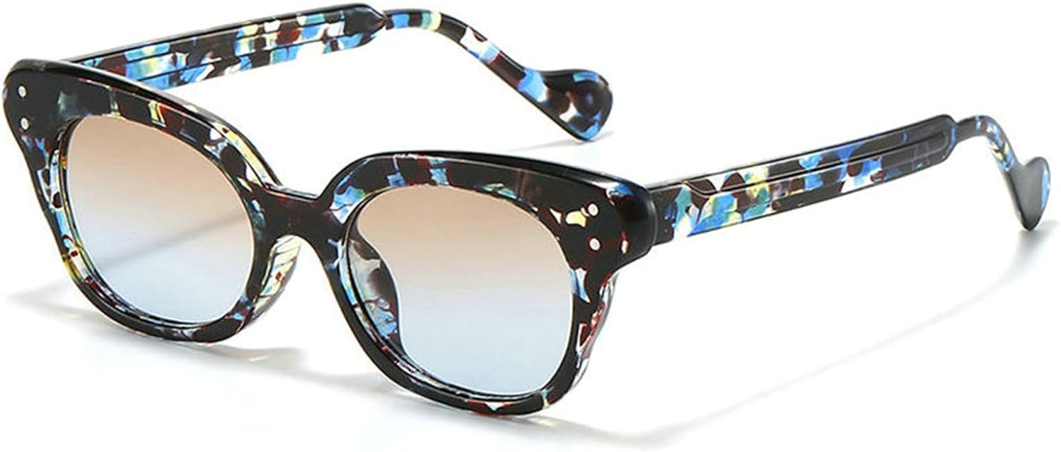 COTIA Солнцезащитные очки «кошачий глаз» для женщин, солнцезащитные очки UV400 для мужчин, модные очки в стиле панк с заклепками, элегантные очки для активного отдыха, Leopard Tea Blue
COTIA Солнцезащитные очки «кошачий глаз» для женщин, солнцезащитные очки UV400 для мужчин, модные очки в стиле панк с заклепками, элегантные очки для активного отдыха, Leopard Tea Blue