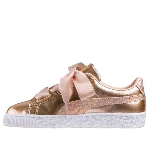 Кроссовки basket heart lunar lux 'cream tan' Puma, золотой 
Кроссовки basket heart lunar lux 'cream tan' Puma, золотой