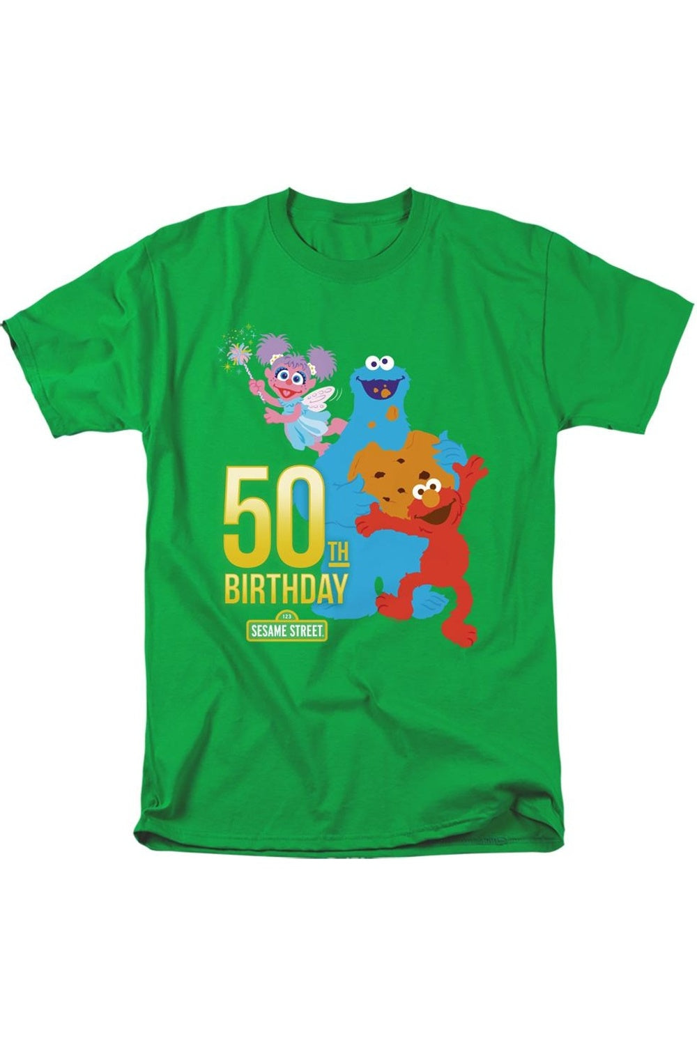 Футболка с коротким рукавом для взрослых в честь 50-летия «Улицы Сезам» Gildan, цвет kelly green
Футболка с коротким рукавом для взрослых в честь 50-летия «Улицы Сезам» Gildan, цвет kelly green