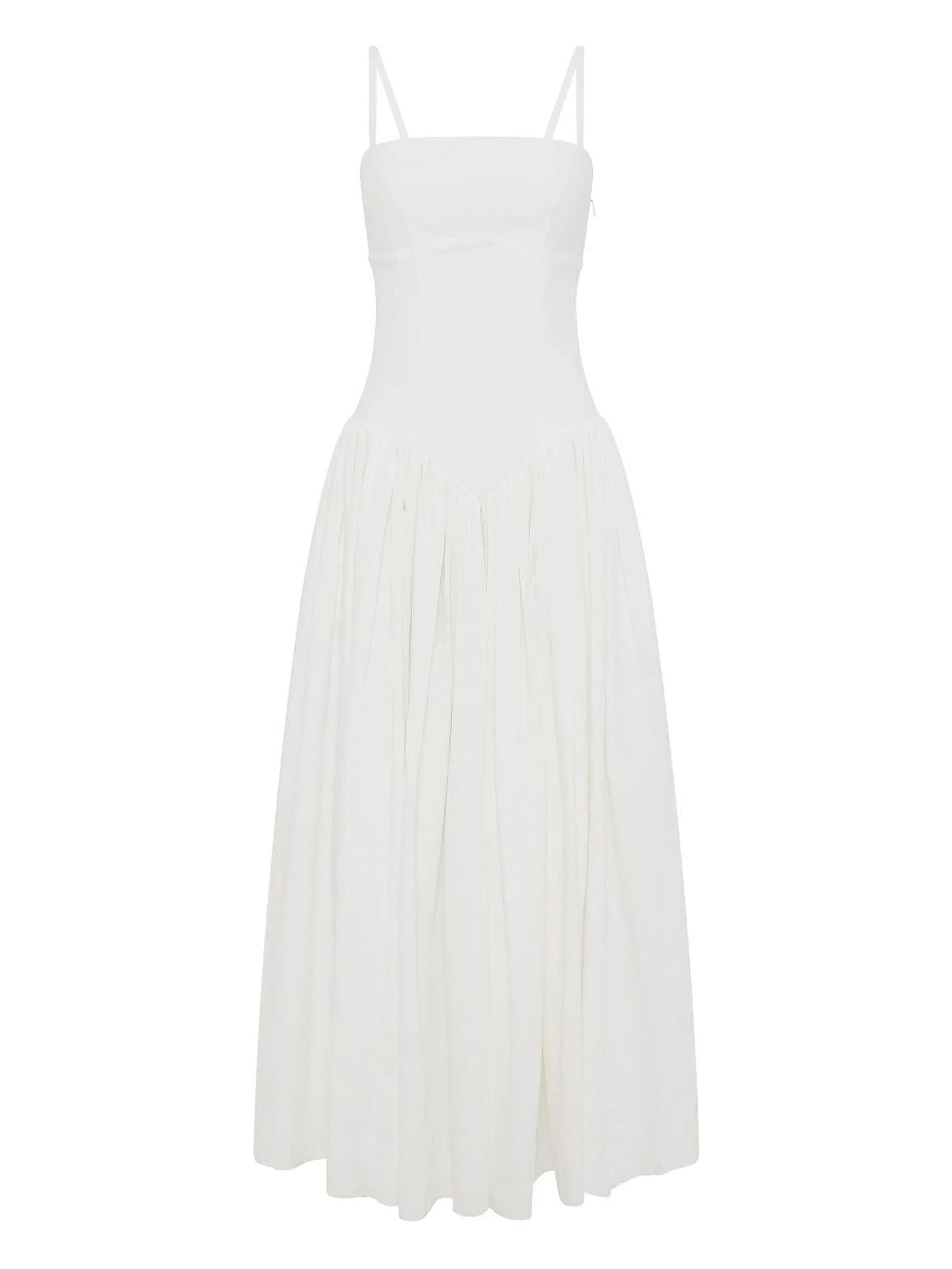 Платье миди Oriana Gabriela Hearst, белый
Платье миди Oriana Gabriela Hearst, белый