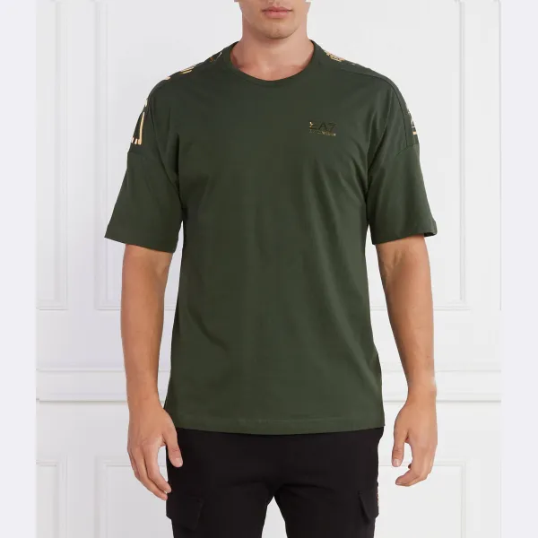 Футболка стандартного кроя Ea7, зеленый
Футболка стандартного кроя Ea7, зеленый