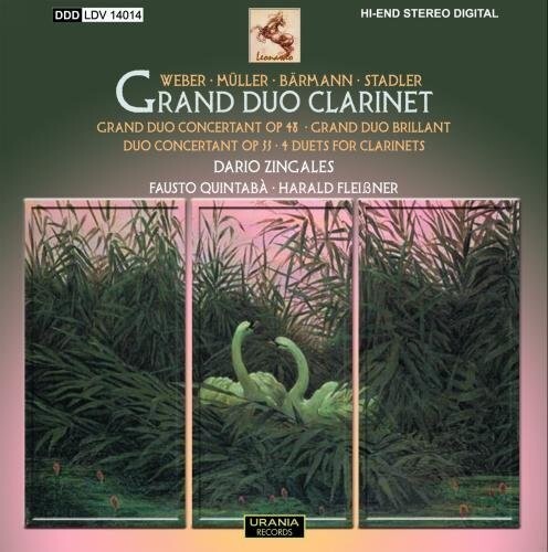 CD диск Zingales / Quintaba / Fleissner: Grand Duo Clarinet
CD диск Zingales / Quintaba / Fleissner: Grand Duo Clarinet