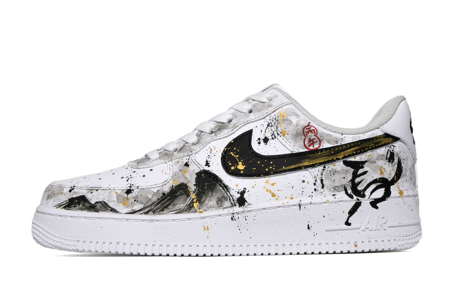 Nike Air Force 1 Divine Steed Ink Shadow устойчивые к истиранию и скольжению низкие кроссовки для скейтбординга унисекс черно-белые
Nike Air Force 1 Divine Steed Ink Shadow устойчивые к истиранию и скольжению низкие кроссовки для скейтбординга унисекс черно-белые