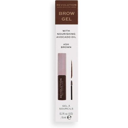 Гель для бровей Revolution Ash Brown 6 мл, Makeup Revolution 
Гель для бровей Revolution Ash Brown 6 мл, Makeup Revolution