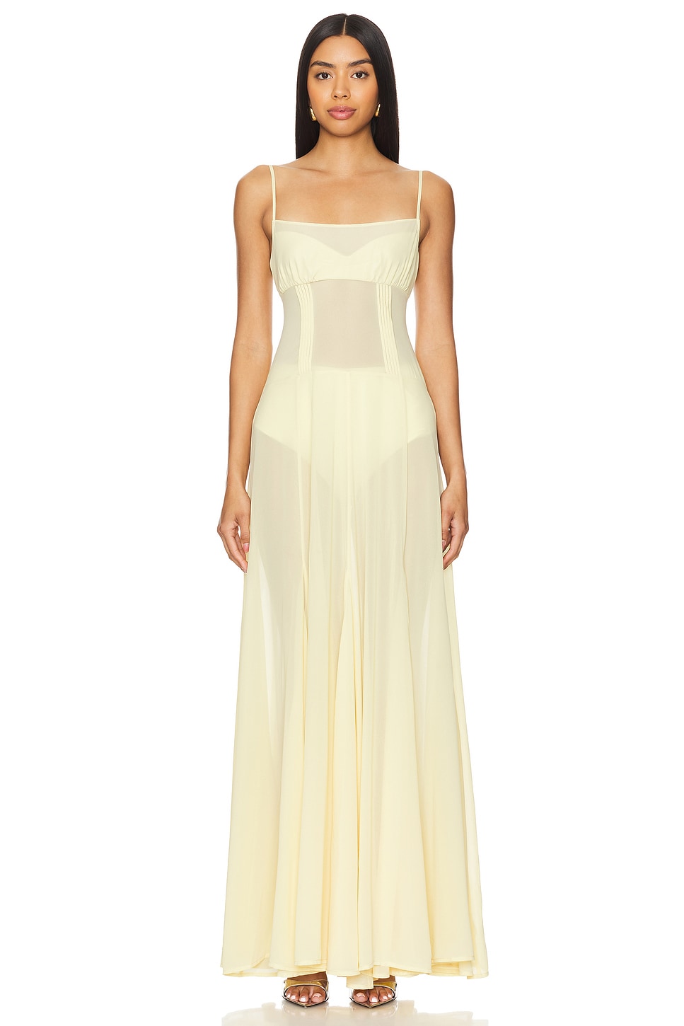 Платье макси dia Camila Coelho, желтый 
Платье макси dia Camila Coelho, желтый