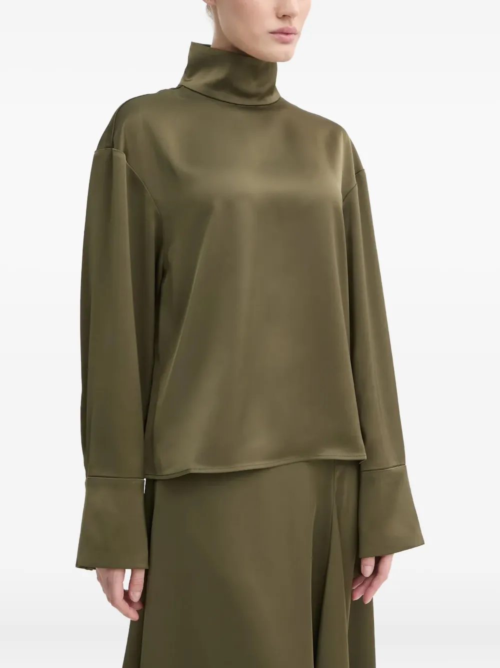 Блуза с высоким воротником Day Birger Et Mikkelsen, зеленый
Блуза с высоким воротником Day Birger Et Mikkelsen, зеленый