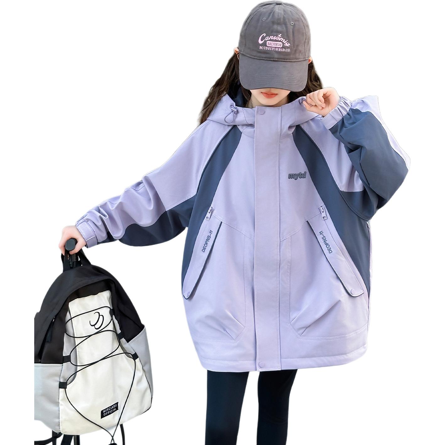 Ветровка для подростков весна и осень Disney, фиолетовый
Ветровка для подростков весна и осень Disney, фиолетовый