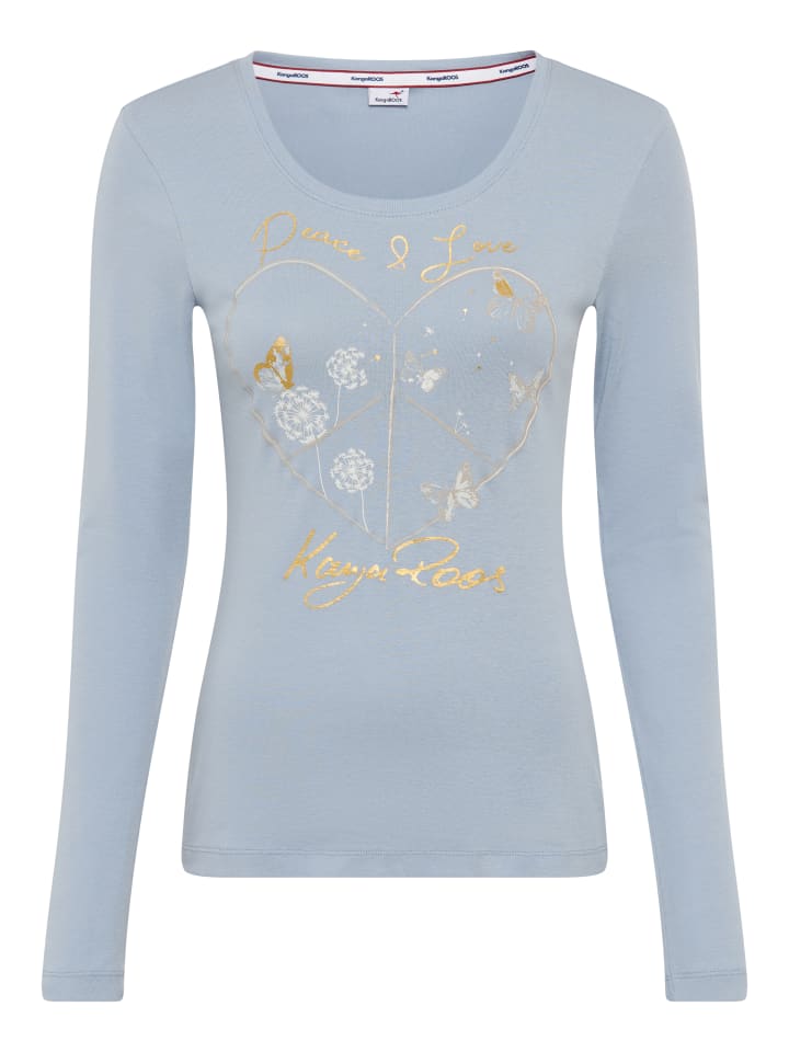 Рубашка с длинным рукавом Kangaroos, светло-синий
Рубашка с длинным рукавом Kangaroos, светло-синий