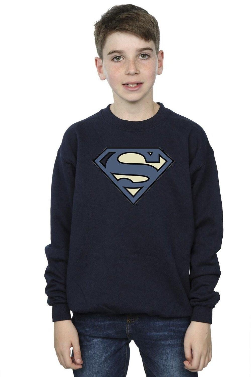 Синяя толстовка с логотипом цвета индиго Superman DC Comics, темно-синий
Синяя толстовка с логотипом цвета индиго Superman DC Comics, темно-синий