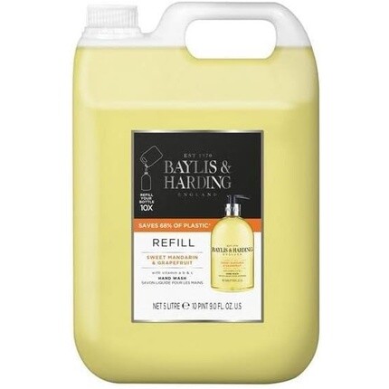 Сменный блок для мытья рук Baylis & Harding Sweet Mandarin Grapefruit, 5 литров
Сменный блок для мытья рук Baylis & Harding Sweet Mandarin Grapefruit, 5 литров