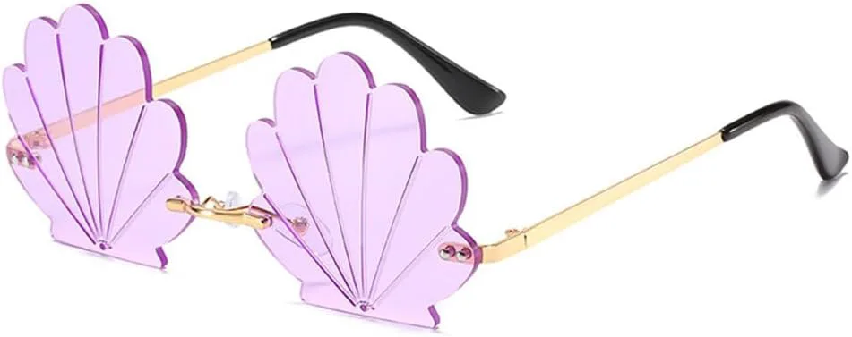 Модные солнцезащитные очки без оправы в форме цветка для женщин, ретро-стиль, прозрачные линзы с текстурой ракушки, женские солнцезащитные очки MTZJH, Pink
Модные солнцезащитные очки без оправы в форме цветка для женщин, ретро-стиль, прозрачные линзы с текстурой ракушки, женские солнцезащитные очки MTZJH, Pink