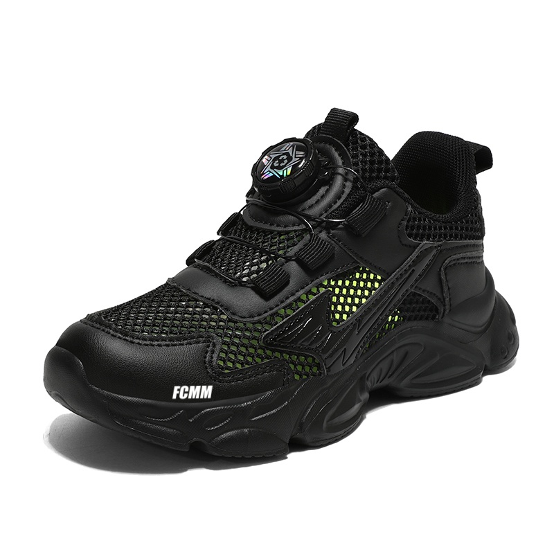 Износостойкая дышащая детская обувь средней высоты для повседневной носки FCMM, черный
Износостойкая дышащая детская обувь средней высоты для повседневной носки FCMM, черный