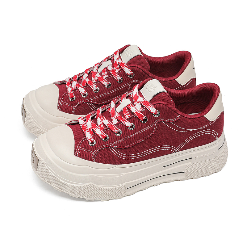 KUNGFUDEER Низкие скейтерские кроссовки унисекс красные, цвет Red
KUNGFUDEER Низкие скейтерские кроссовки унисекс красные, цвет Red