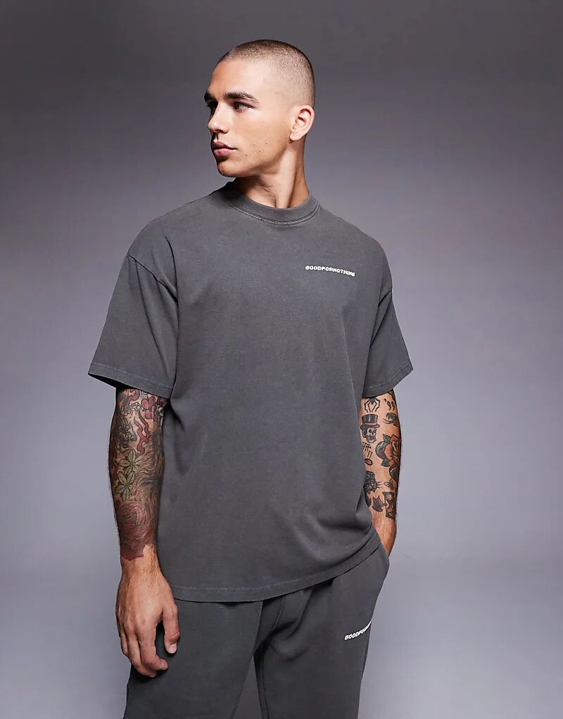 Футболка свободного кроя Good For Nothing Vintage серого цвета
Футболка свободного кроя Good For Nothing Vintage серого цвета