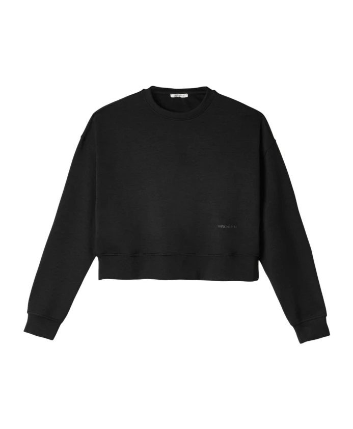 Укороченная толстовка с круглым вырезом Hinnominate, черный
Укороченная толстовка с круглым вырезом Hinnominate, черный