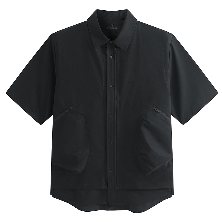 PEACEBIRD MEN Рубашка мужская Black 1 Lapel Moderate
PEACEBIRD MEN Рубашка мужская Black 1 Lapel Moderate