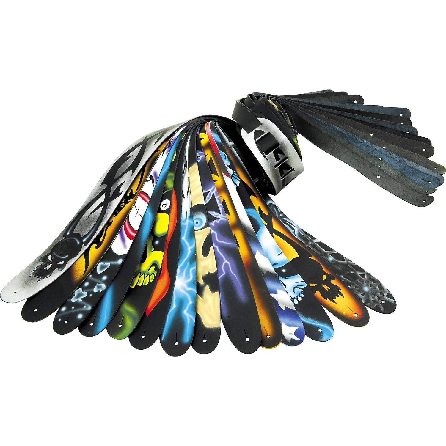 Кожаный ремешок для гитары Perri's 2-1/2 дюйма с аэрографией, США
Кожаный ремешок для гитары Perri's 2-1/2 дюйма с аэрографией, США