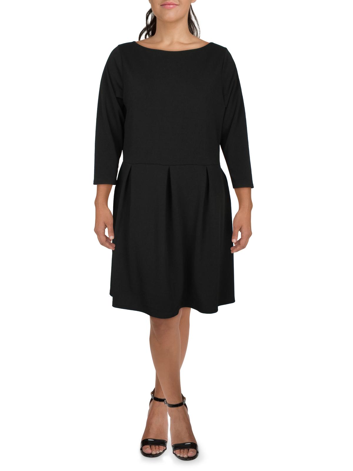 Женское плиссированное платье длиной до колена, облегающее и расклешенное 24seven Comfort Apparel, черный
Женское плиссированное платье длиной до колена, облегающее и расклешенное 24seven Comfort Apparel, черный