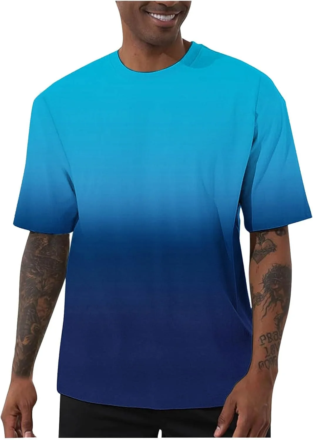 Мужская летняя футболка Casual Mixed Color с коротким рукавом и свободным кроем
Мужская летняя футболка Casual Mixed Color с коротким рукавом и свободным кроем