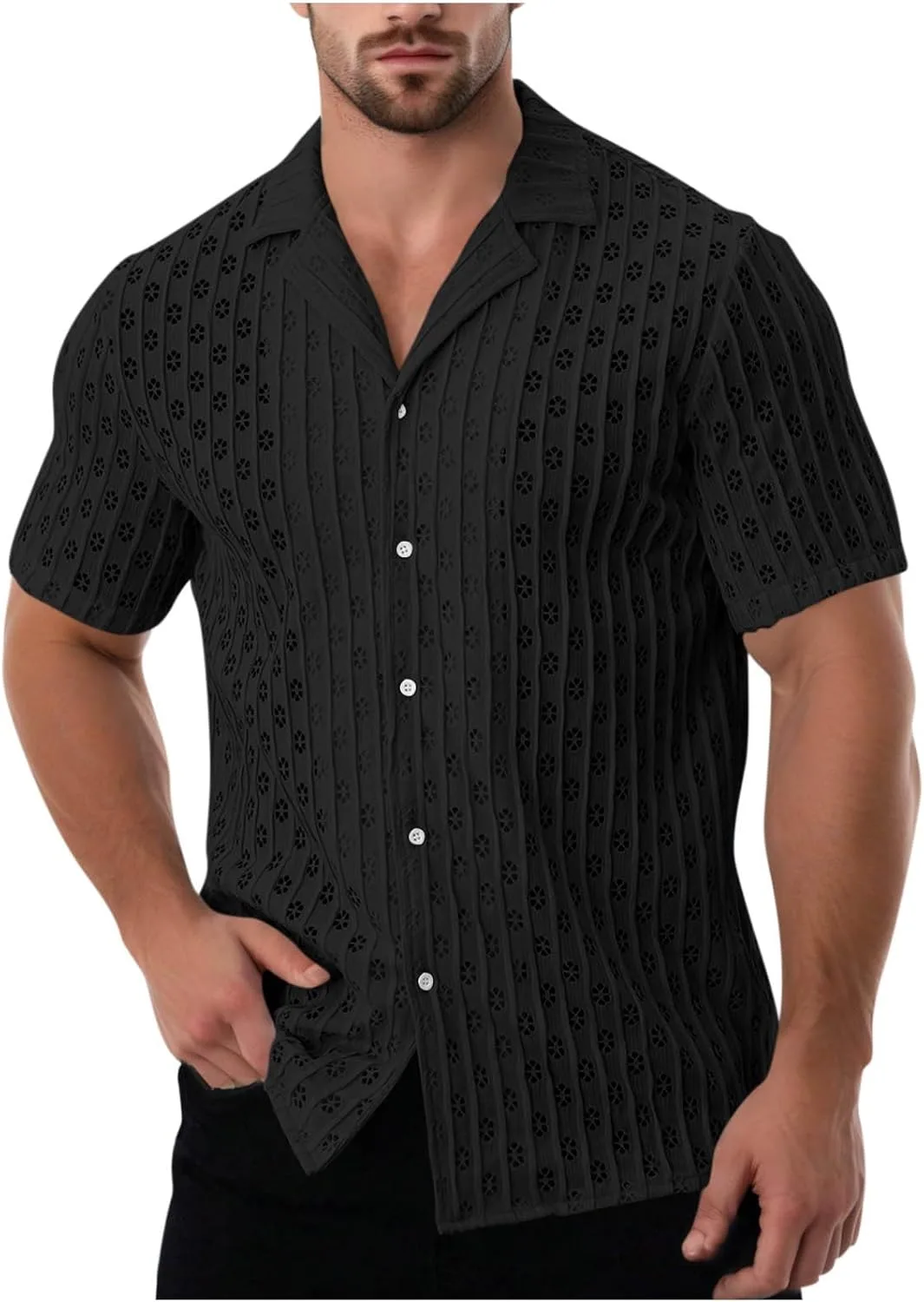 Мужская рубашка Guayabera с длинным рукавом, летняя, дышащая
Мужская рубашка Guayabera с длинным рукавом, летняя, дышащая