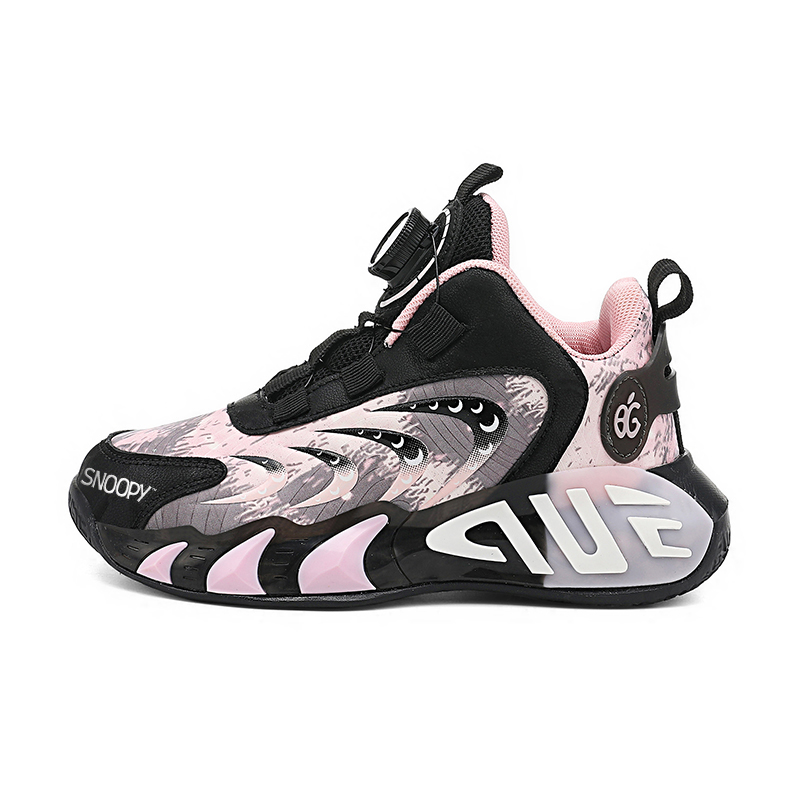 Детские баскетбольные кроссовки с нескользящей амортизацией, износостойкие, водонепроницаемые, средней высоты SNOOPY, черный
Детские баскетбольные кроссовки с нескользящей амортизацией, износостойкие, водонепроницаемые, средней высоты SNOOPY, черный