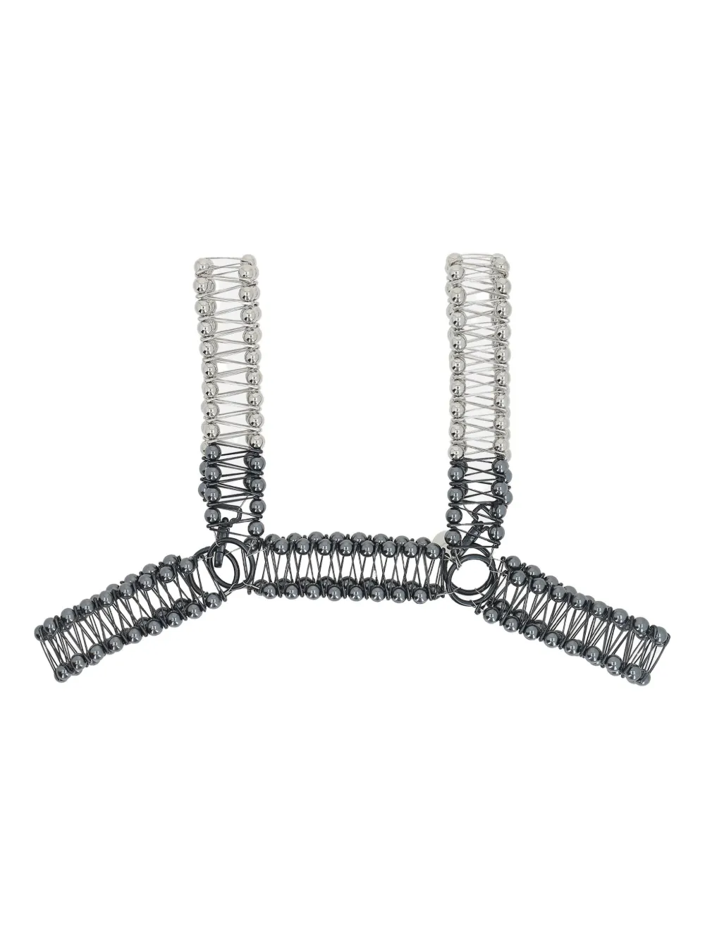 Топ с декоративными булавками Noir Kei Ninomiya, серый
Топ с декоративными булавками Noir Kei Ninomiya, серый