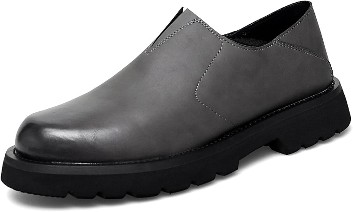 Мужские мягкие лоферы на платформе из натуральной кожи, модные ручной работы, с круглым носком, легкие, без шнурков, деловые туфли и офиса Faglkak, серый
Мужские мягкие лоферы на платформе из натуральной кожи, модные ручной работы, с круглым носком, легкие, без шнурков, деловые туфли и офиса Faglkak, серый