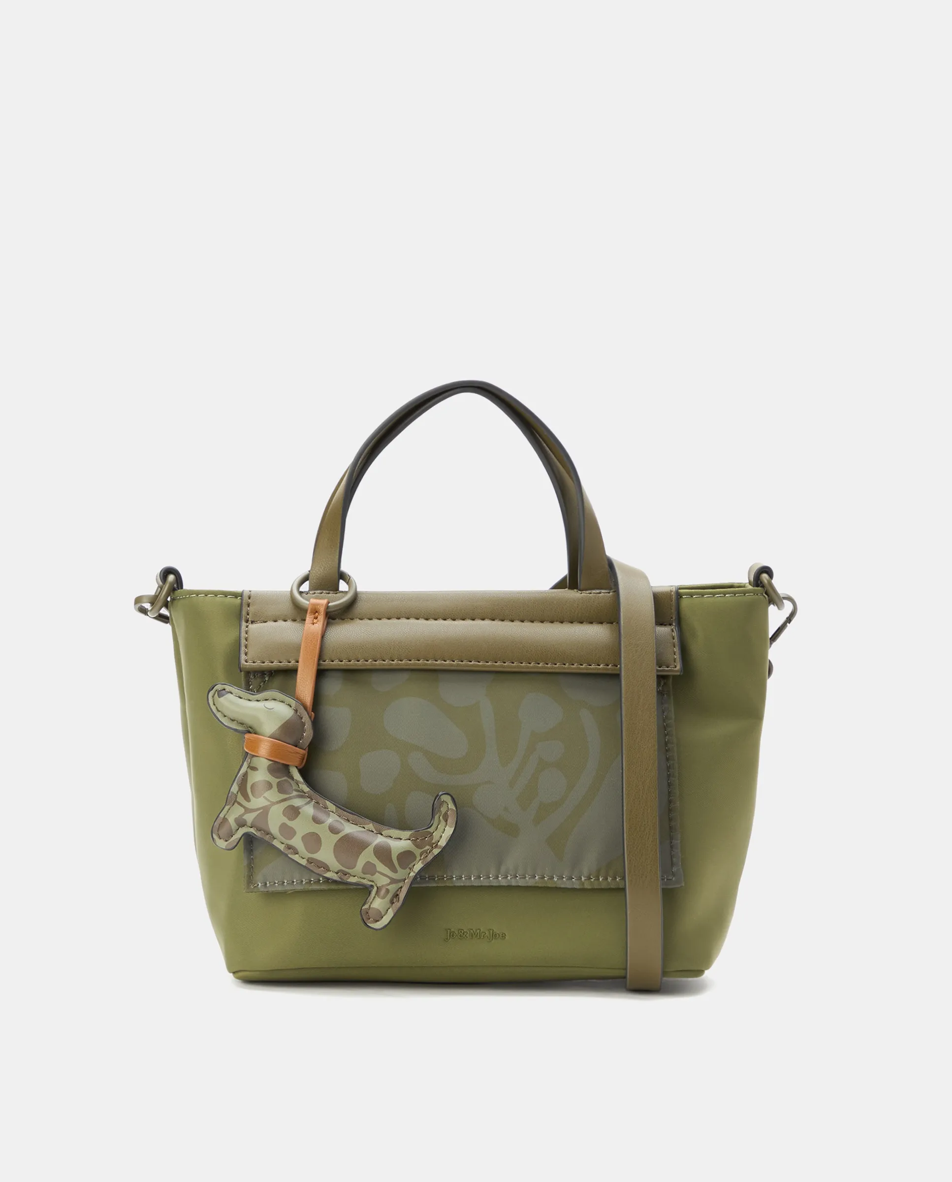 Сумка ручная с передним карманом принт реверсивная Jo & Mr. Joe, хаки
Сумка ручная с передним карманом принт реверсивная Jo & Mr. Joe, хаки